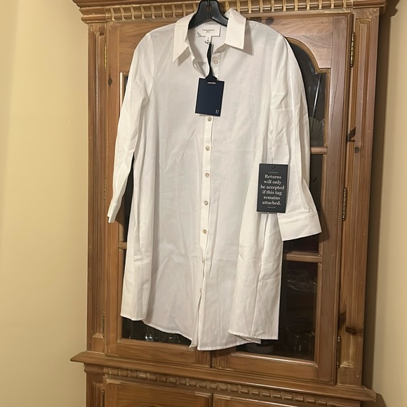 White Oxford Harris Shirt Dress
POMANDER PLACE - Picture 6 of 11